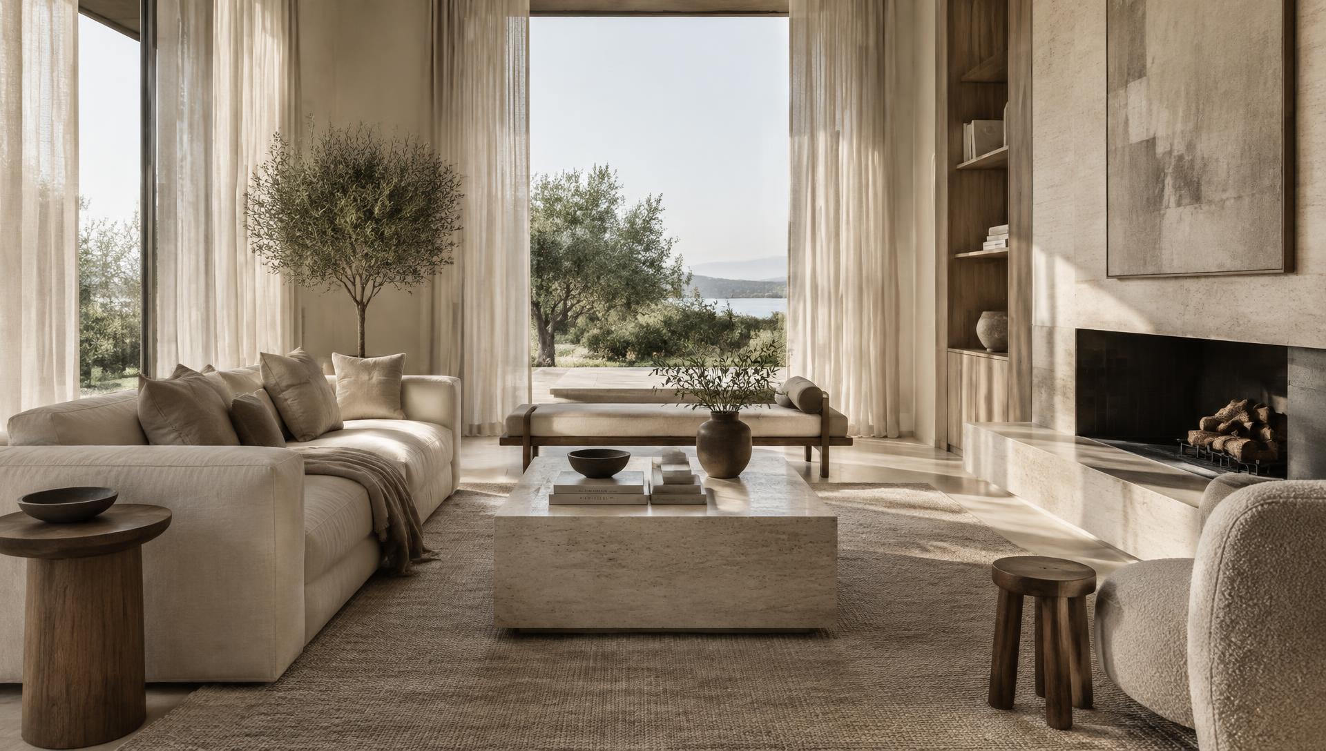 Sunlit, calm private residence